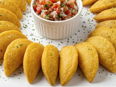Bite-sized empanadas (corn dough)