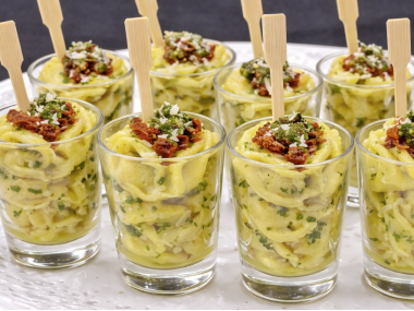 Tortellinis skewer