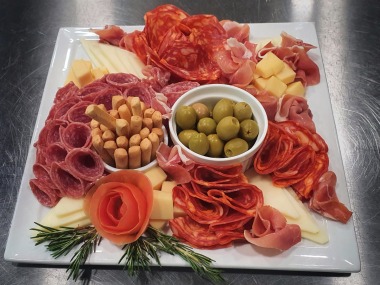 Meat and cheese tray