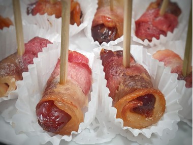 Date rolled in bacon